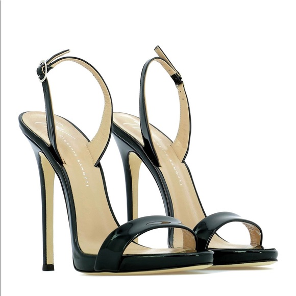 Guiseppe Zanotti Patent Leather “Sophie” Slingback Sandals - Picture 3 of 8